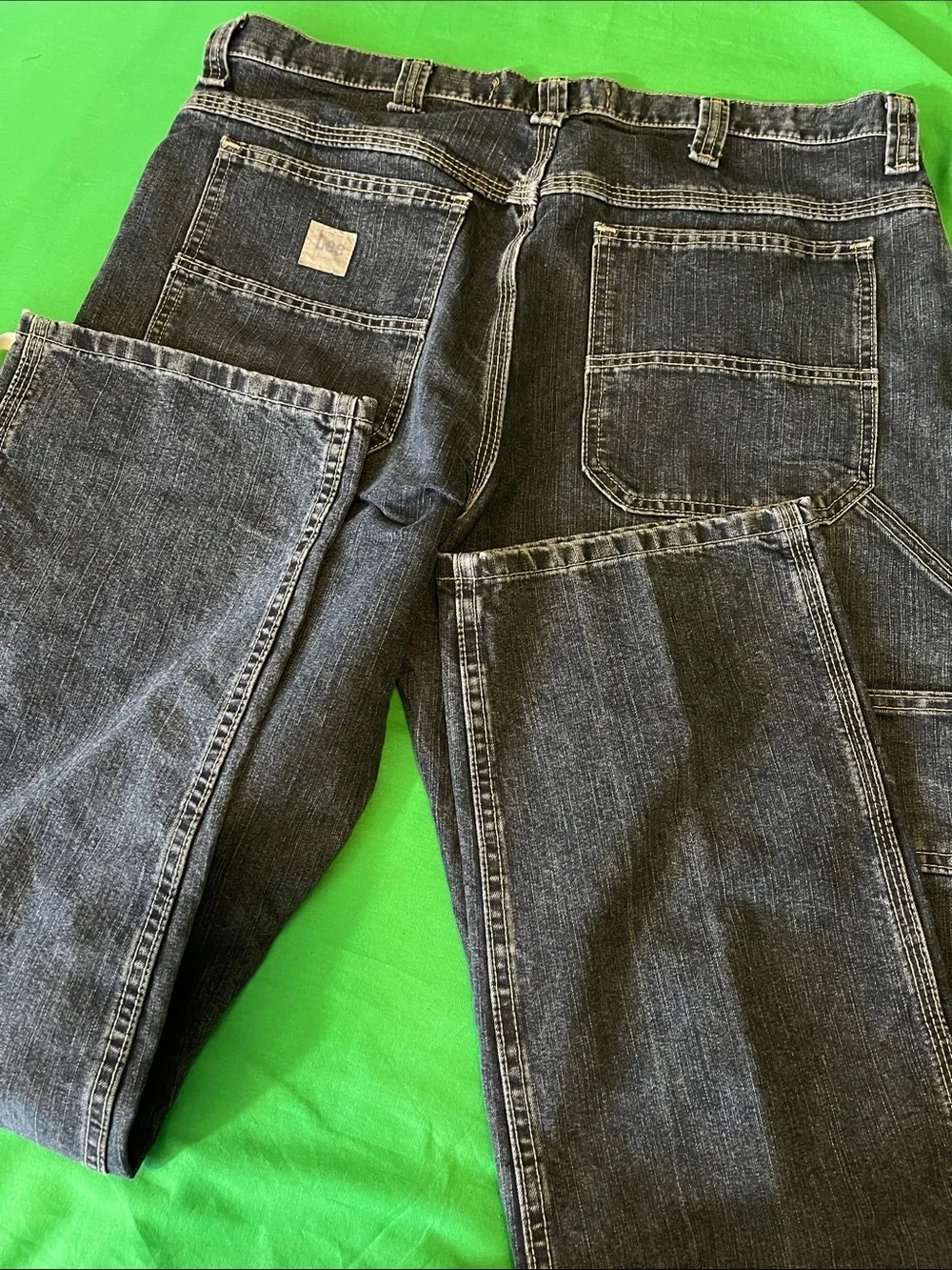 Lee Dark Wash Straight-Leg Denim Jeans